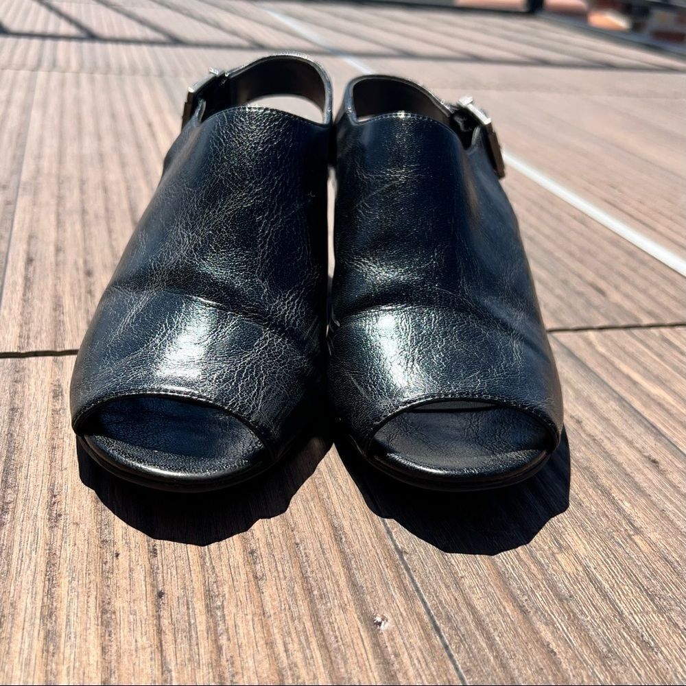 Life Stride Open-Toe Booties | Size: 6 | Color: Black - Picture 2 of 6